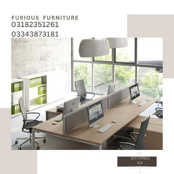 office workstation table or office furniture available 0