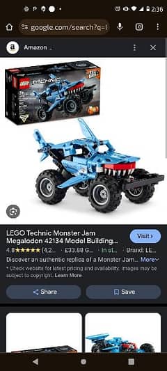 Lego technic 4 sets in cheap price