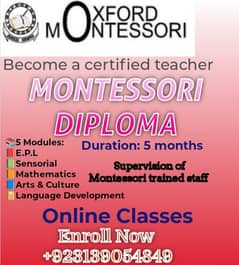 Montessori diploma in Oxford Montessori