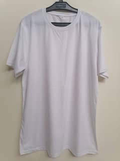 Fresh white T-shirts for summer, export quality Euro size pattern