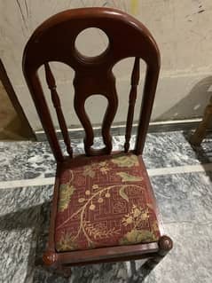 dinning table 6 chair good condition