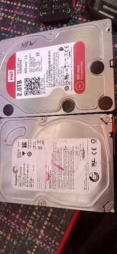2 tb and 500 gb fresh hard drive available