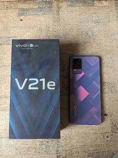 Vivo v21e 10 by 10 condition original box charger