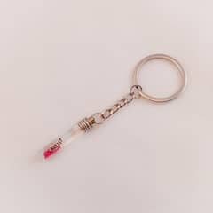 Custom Rice Name Keychain, Handmade bottle Shape Key Ring, keychain