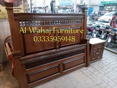 wooden bed set / king size bed / luxury bed / furniture