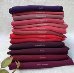 Georgette hijabs available in new condition!!!