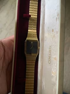 Original Seiko Watch Golden Brand New