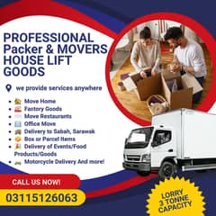 Cargo services , international movers & packers/ house shifting Mazda