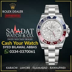 Used Watches Buyer | Rolex Cartier Omega Chopard Hublot Tag Heuer Rado