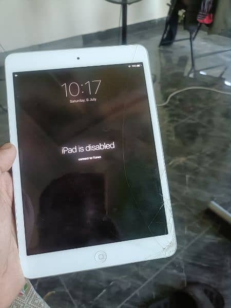 Ipad Mini 1 Screen Crack Locked 0