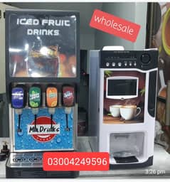 Coffee / Tea Machine 1,2,3,4 Foure Channel Option Modal