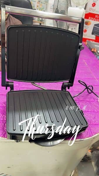 RAF PANINI GRILL MAKER NEW PRESS SANDWICH BURGER STEAK VEGGIE NONSTICK 11