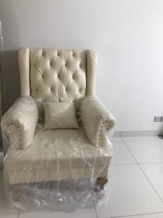 off white sofa