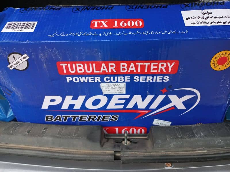 Phonix Tubler Batteries TX-1600 160Ah 5
