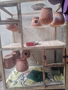 two position cage for sale. condition new bus Gola laga wala ha saido