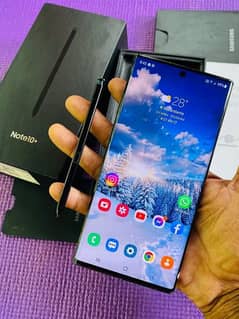 Samsung Galaxy Note 10plus 12/256gb for sale my whatsapp 0326=4108434