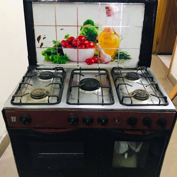 5 burner cooking range 1