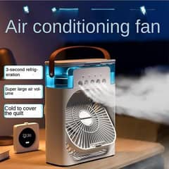 Portable Air Conditioner Fan, RGB Led and Mist dispenser Air Cooler