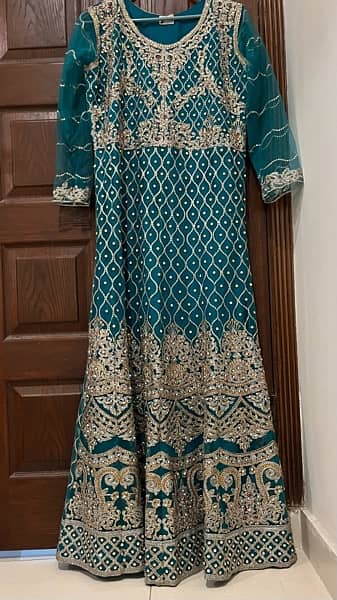 Fancy Maxi dress with dupatta 1