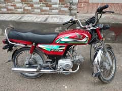 Honda 70cc bike ganiun condition documents complete