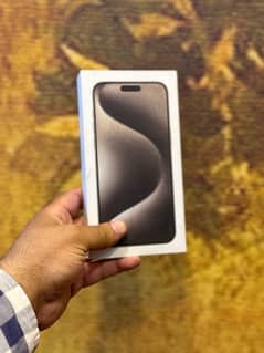 IPhone 15Pro Max JV  1TB Natural Non Active Box Packed