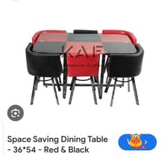Dining tables with six chair