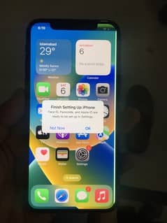 I phone x 64 gb black pta lcd line faceid not working All phone Oky I