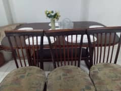 6 Chairs Dining Table for Sale