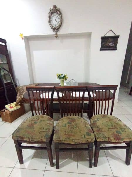 6 Chairs Dining Table for Sale 3