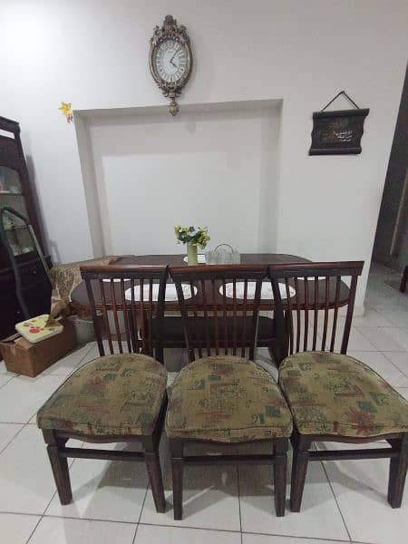 6 Chairs Dining Table for Sale 4