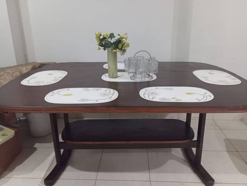 6 Chairs Dining Table for Sale 7
