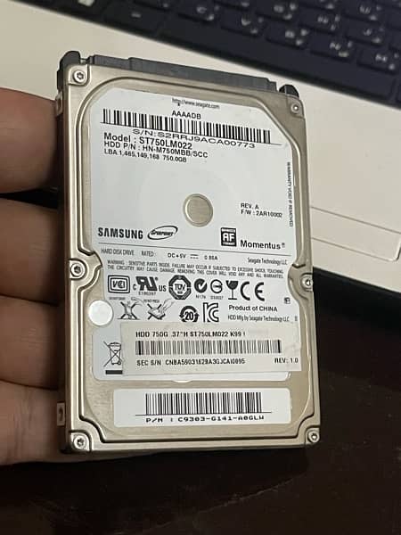 samsung hard disk 750Gb for laptop 0