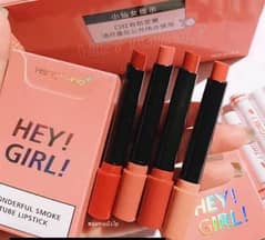 Hey Girl Pack of 4 different color lipsticks
