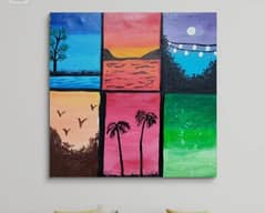 canvus painting for wall decor