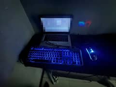 metallic gaming keyboard RGB with mouse combo for gaming