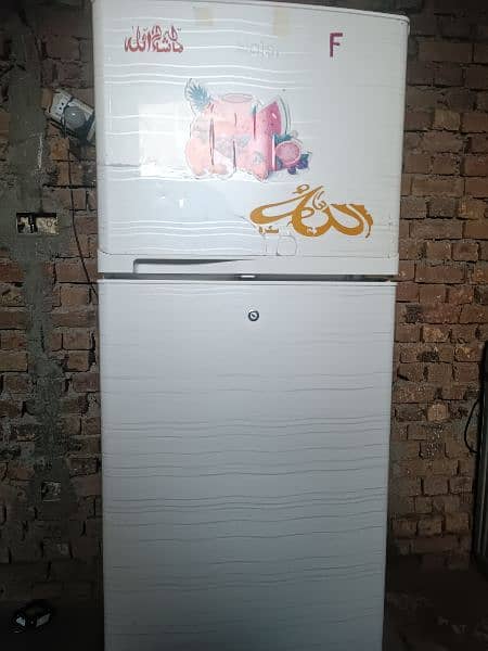 Refrigerator Model ref HRF 355 white colour 1
