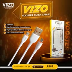VIZO Vooster Cable  2.8Amp | High-Speed Sync & Quick Charging