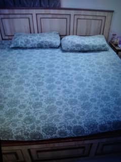 King Size double bed lasani wood made