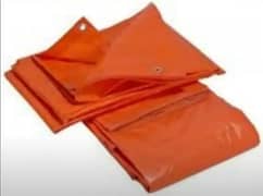 Plastic Tarpal Waterproof Orange/Orange & Orange/Sliver.