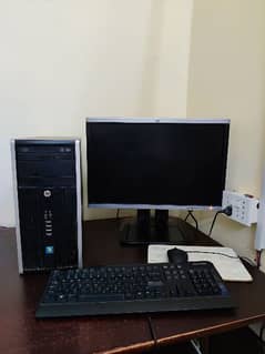 HP CPU with 22-inch LCD Monitor - Core i5, 8GB RAM, Nvidia Graphics
