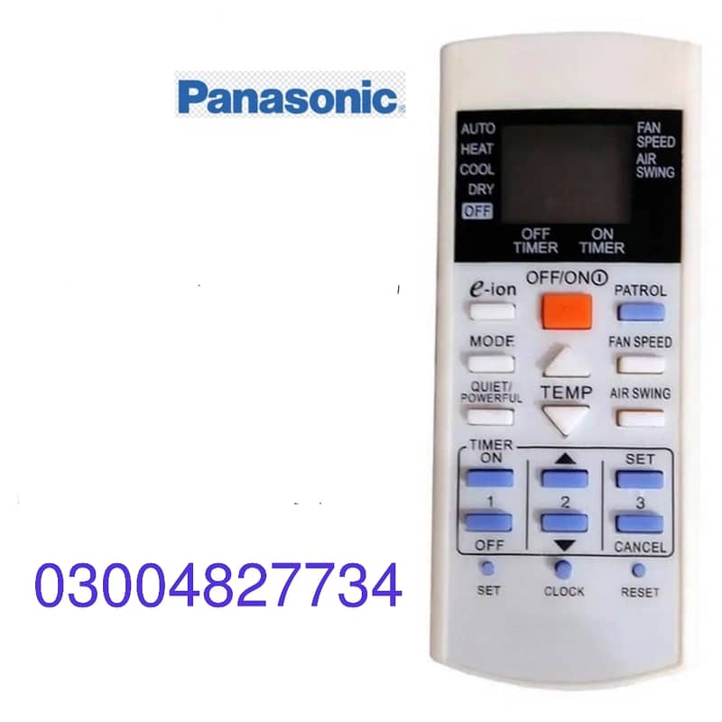 Remote controls of AC and DC invertor for Air Conditioners 0