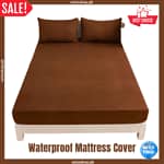 Waterproof mattress cover zipper style 6 sided safety all size ava