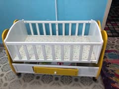 Few months Used baby Rocking cot
