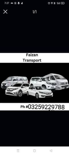Rent a Car /PIck & Drop services /Hiace /Corolla /Changan karvan/