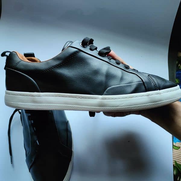 Original ZARA MEN BLACK SHOES EUR 42 | Branded Shoes 1