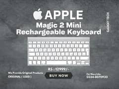 Apple Magic Keyboard 2 Bluetooth Rechargeable Mini Slim MacBook iMac