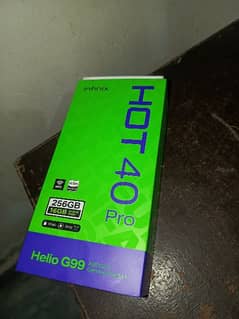 Infinix HOT 40 Pro (used)(with company gurrennte)