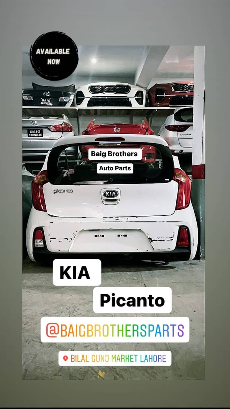 Kia Sportage Picanto Sorento Bumper Grill Boonet Doors Headlight Digi 2
