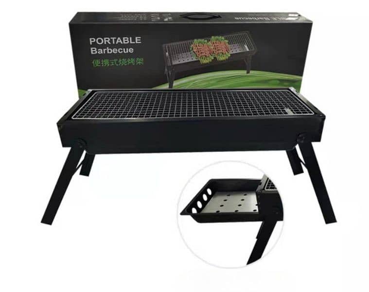 Portable Foldable Barbecue Grill 0