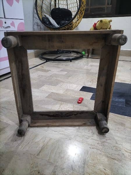 fridge stand . . wooden choki 1